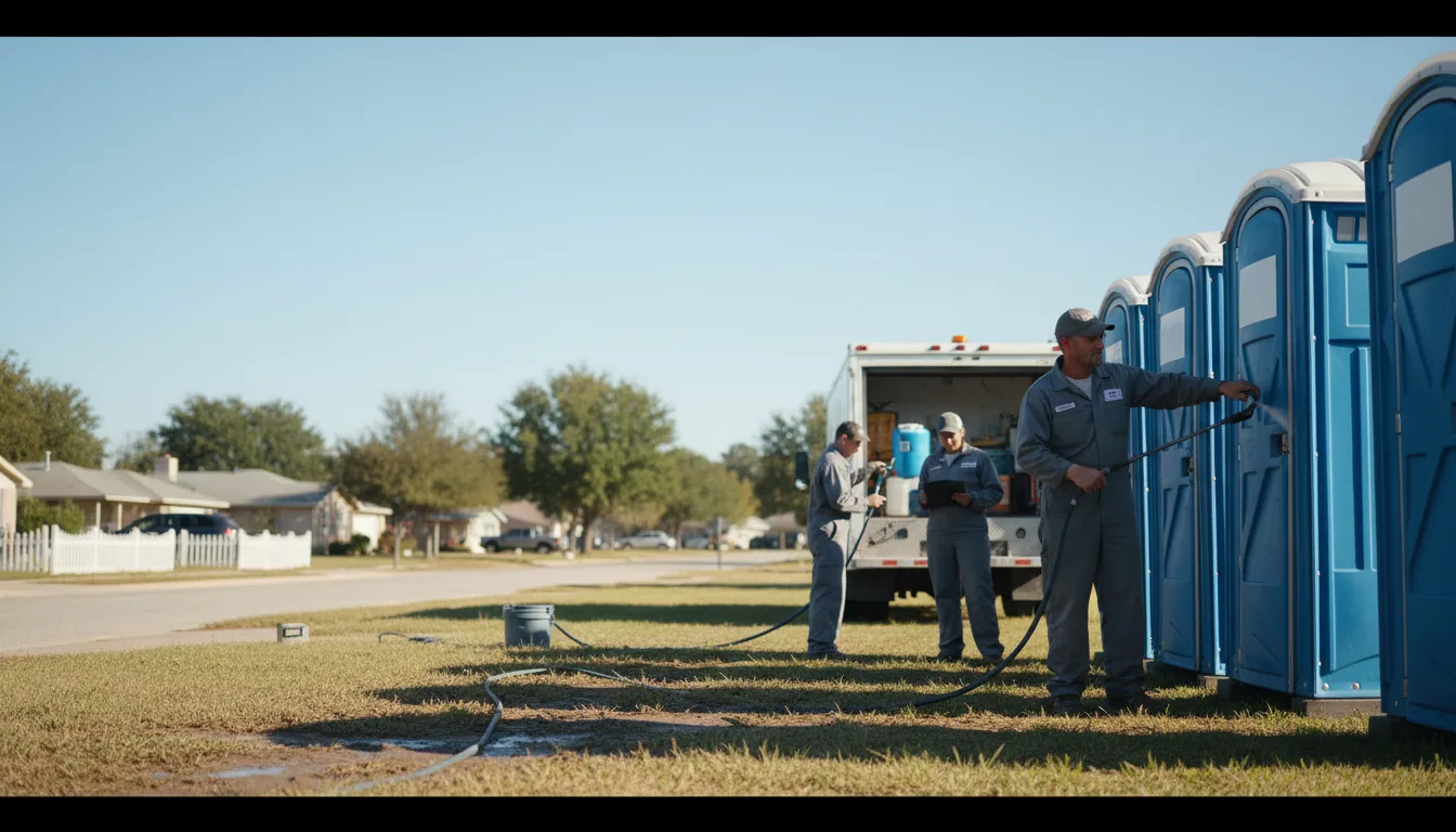 Long-Term Portable Toilet Rental in Camden, SC near me